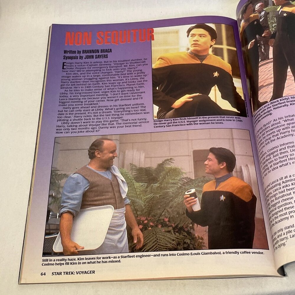 Star Trek Voyager #5 Magazine Feb 1996 Kate Mulgrew Starlog Official TV Sci-Fi - Picture 9 of 9